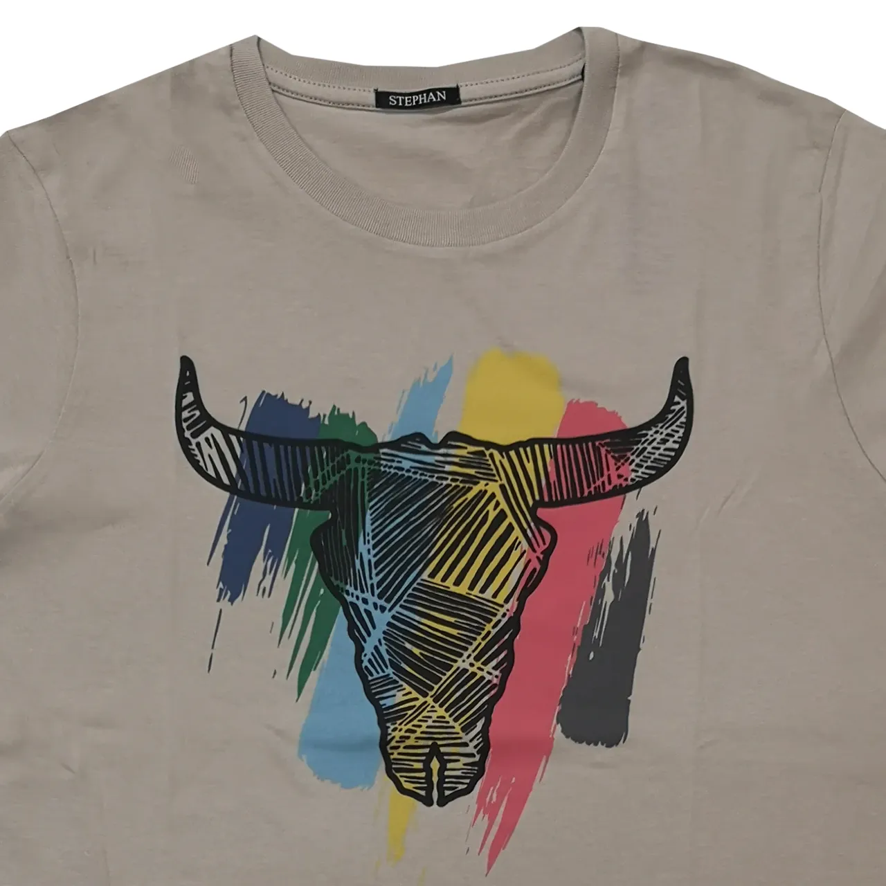 Stephan Kings Nkuni Horn Zulu Mushroom Paint T Shirt