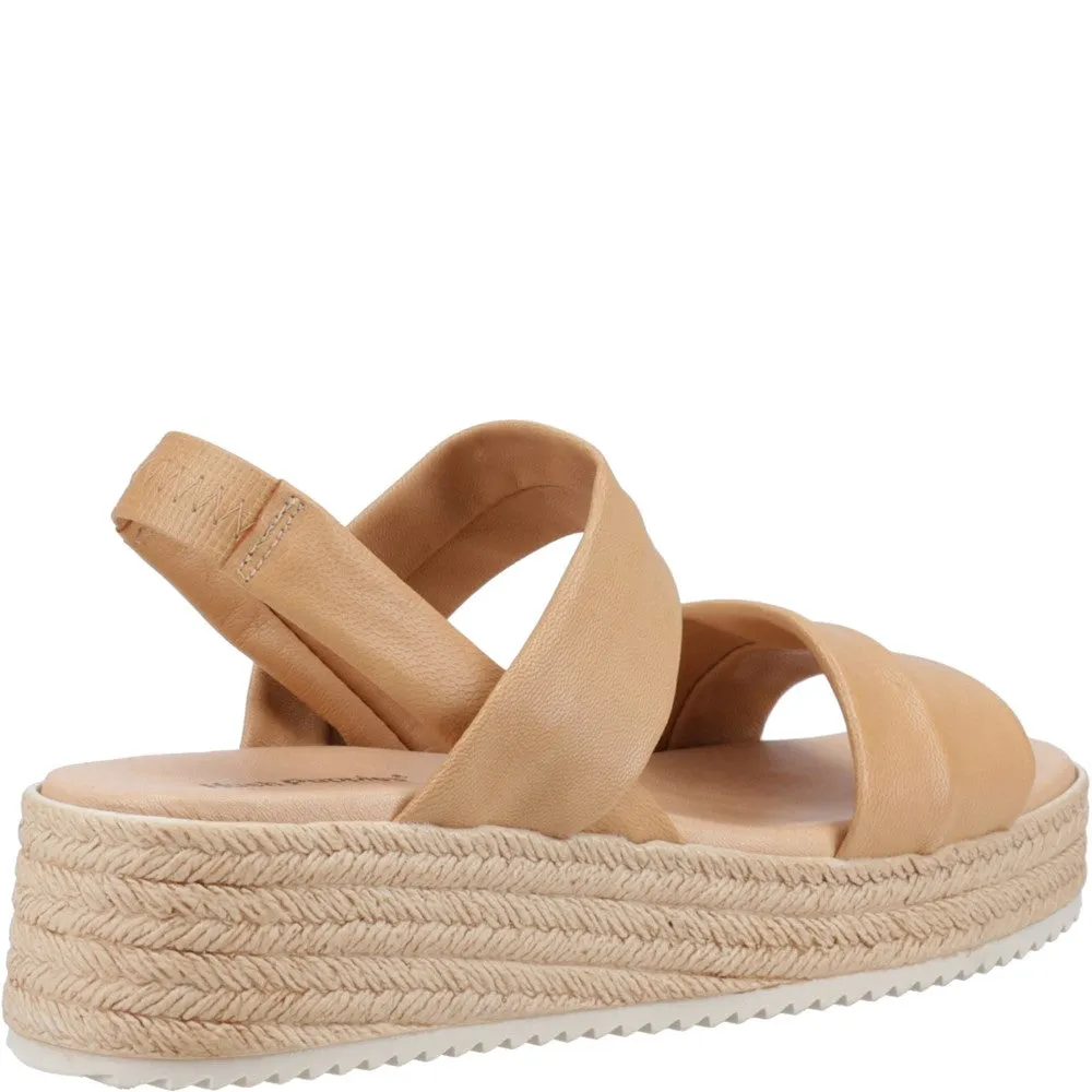 Tan Rachel Platform Sandals