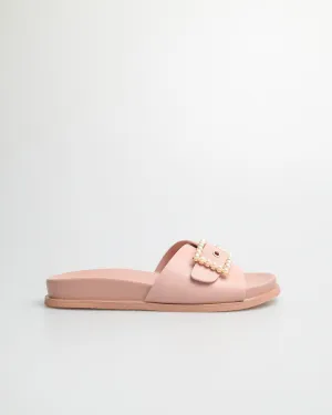 Tomaz YX134 Ladies Pearl Buckle Sandals (Pink)