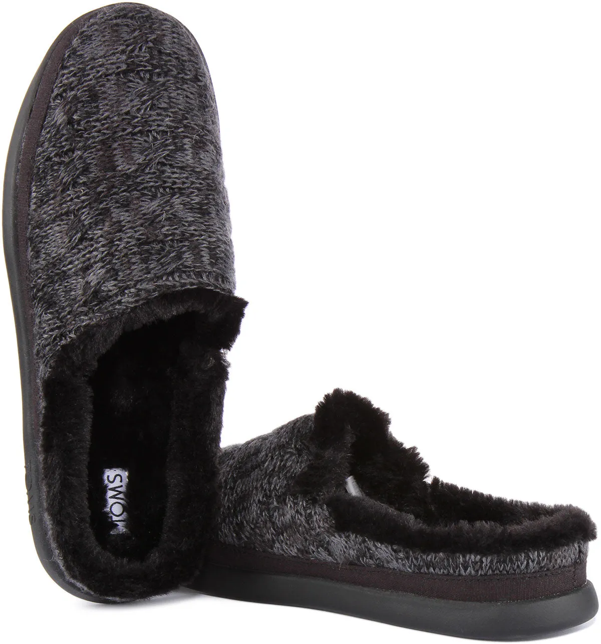 Toms Sage Slipper In Black For Women