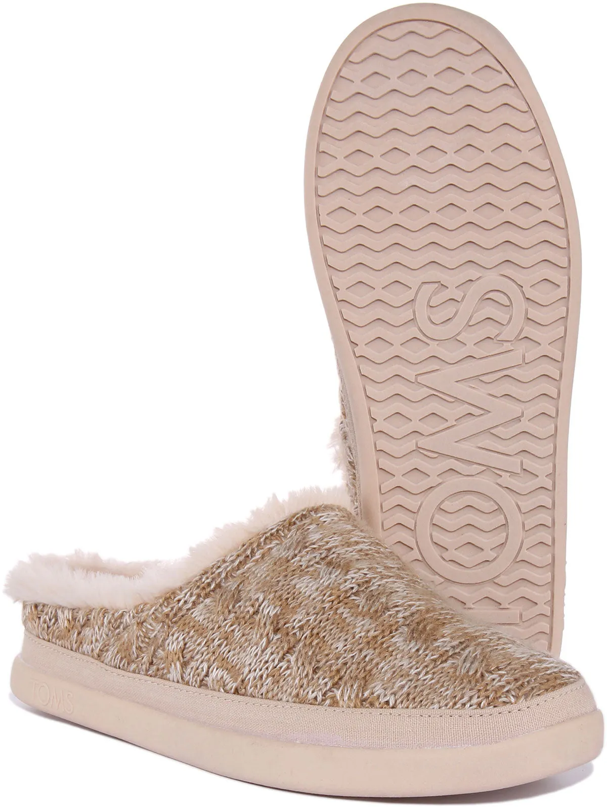 Toms Sage Slipper In Cream For Women