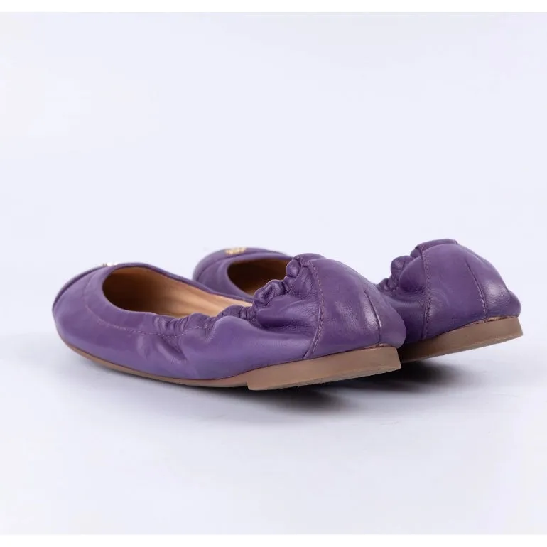 Tory Burch Mestico Scrunched Ballet Flats