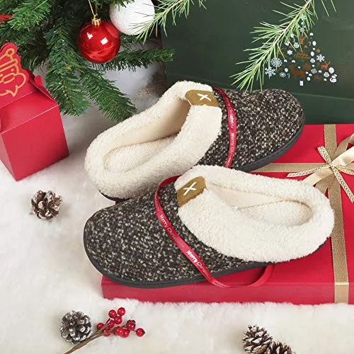 Unisex Cozy Memory Foam House Slippers