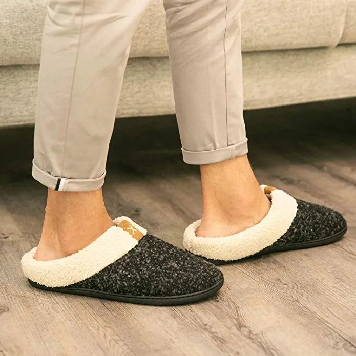 Unisex Cozy Memory Foam House Slippers