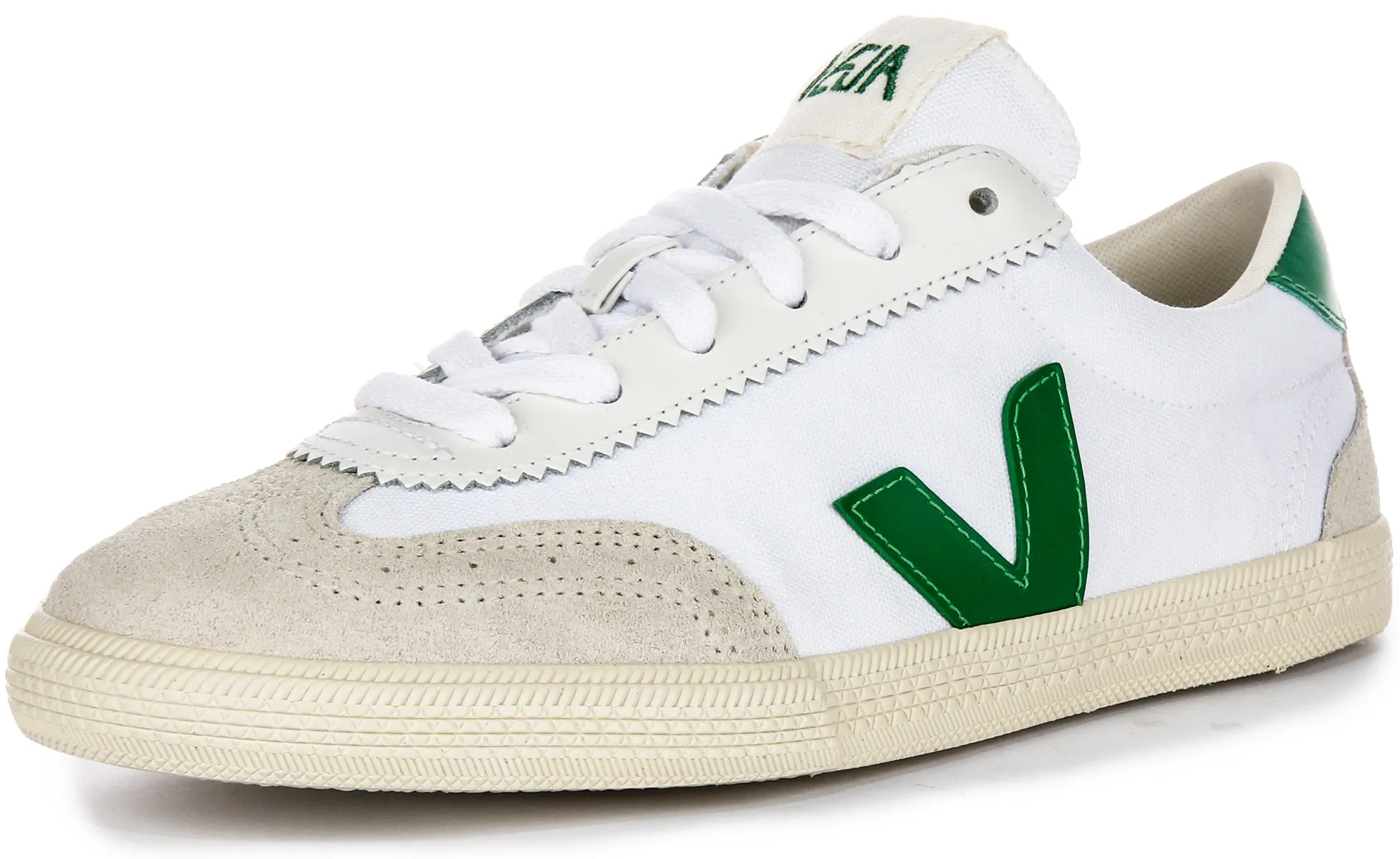 Veja Volley In White Green For Women