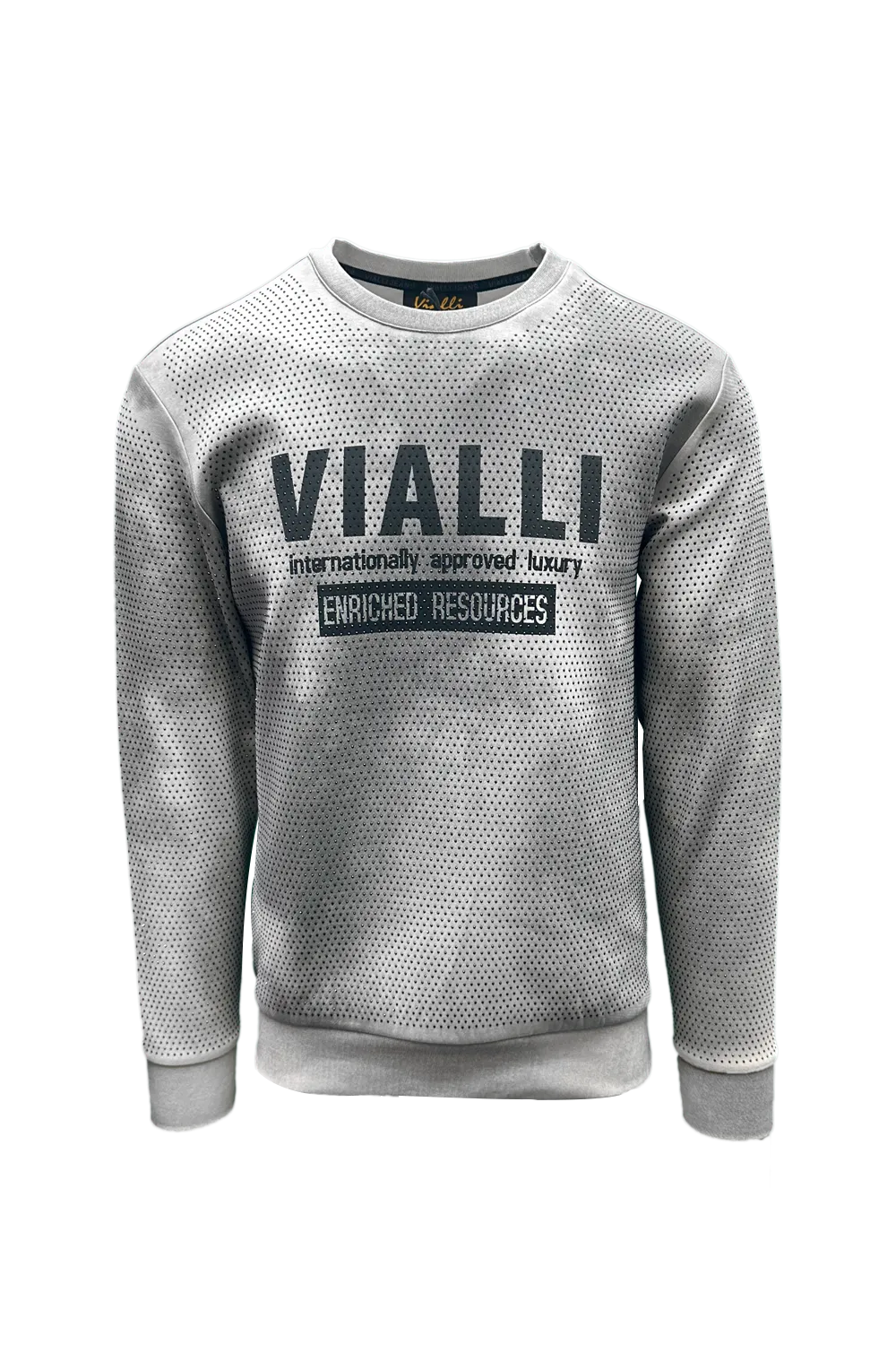 Vialli Glazzer Silver Grey Sweater