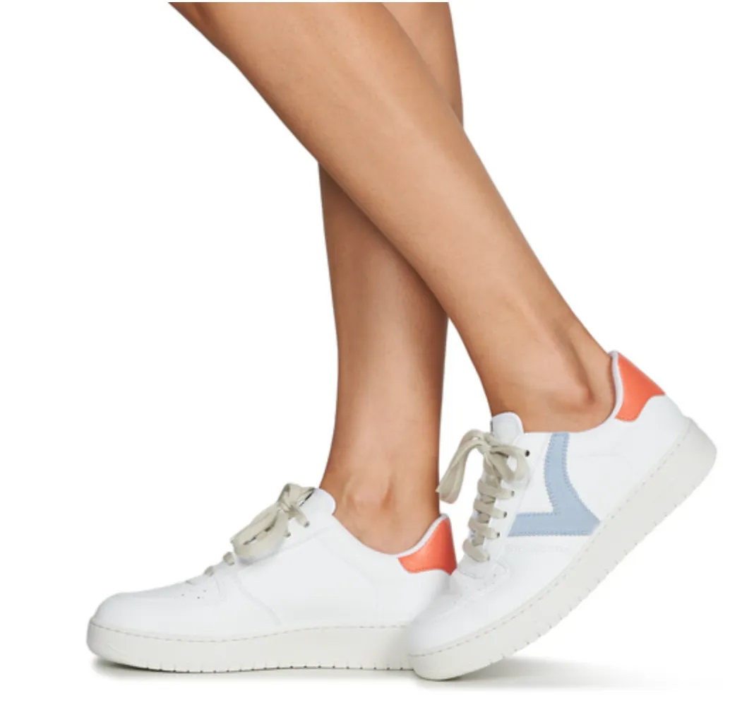 Victoria Celeste Ladies Trainers ... White / Blue / Orange