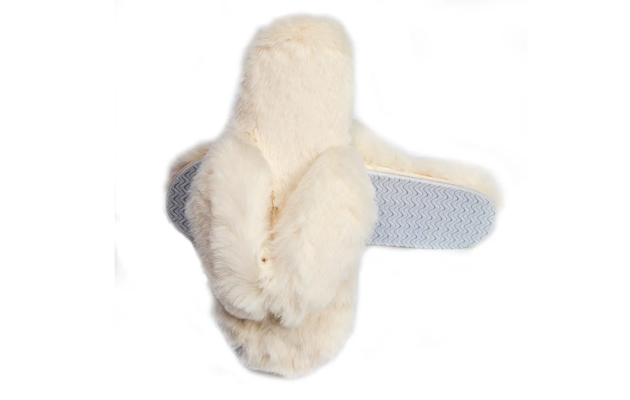 VS Fulfillment - Roxoni Women's Indoor Cute Plush With Contrast Trimming House Slipper