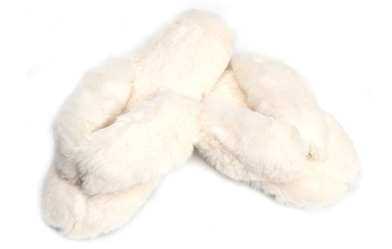 VS Fulfillment - Roxoni Women's Indoor Cute Plush With Contrast Trimming House Slipper