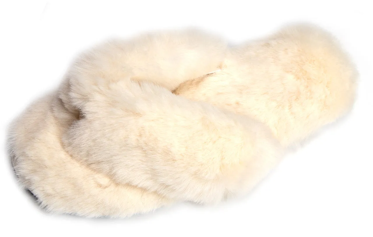 VS Fulfillment - Roxoni Women's Indoor Cute Plush With Contrast Trimming House Slipper