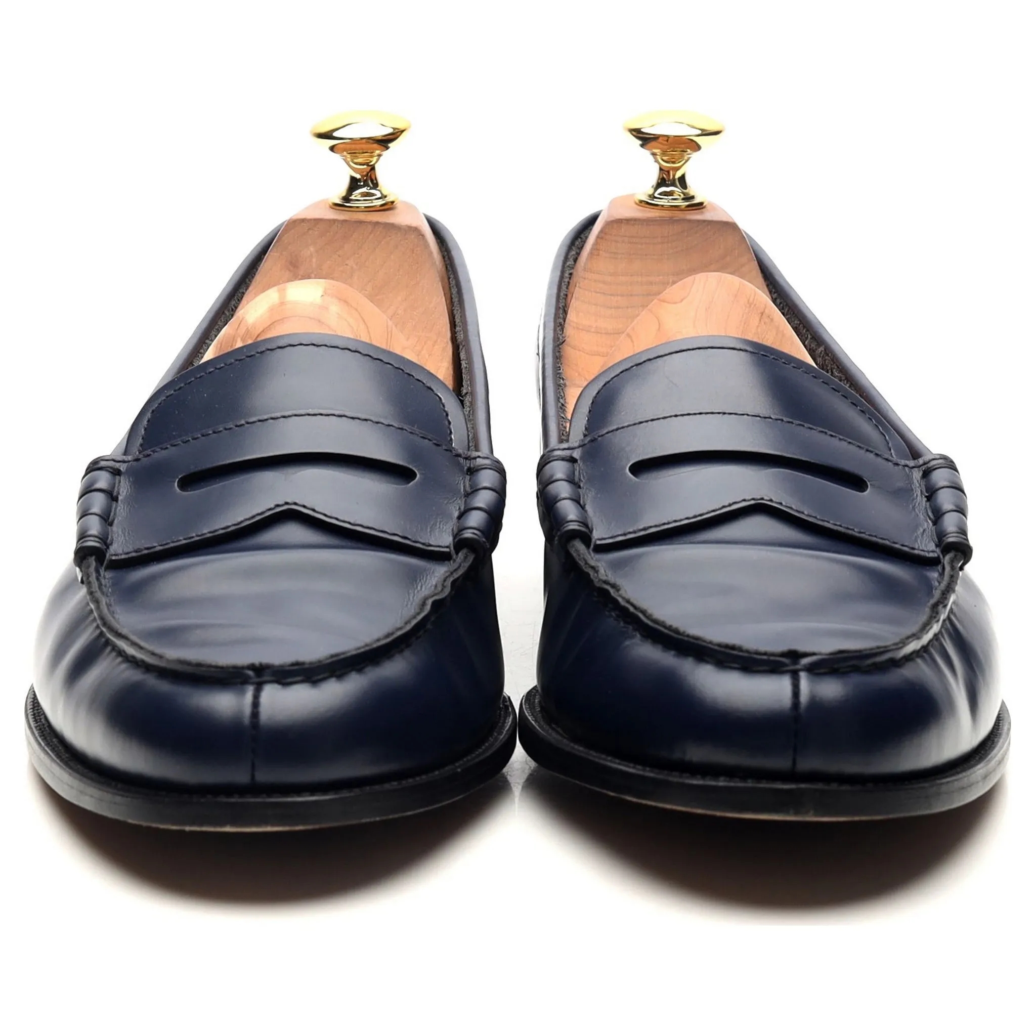 Women's 'Kara 2' Blue Leather Loafers UK 8 EU 41