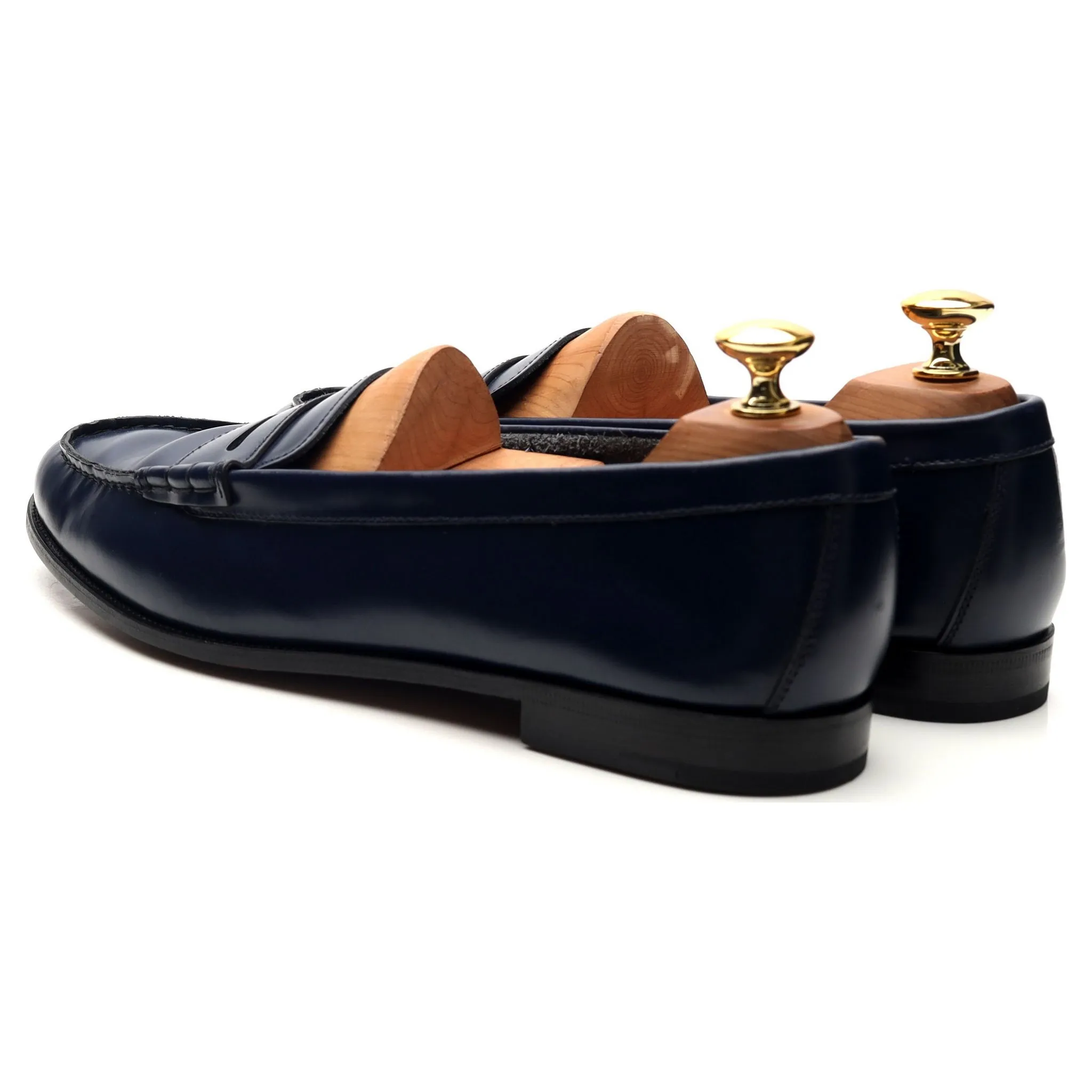 Women's 'Kara 2' Blue Leather Loafers UK 8 EU 41